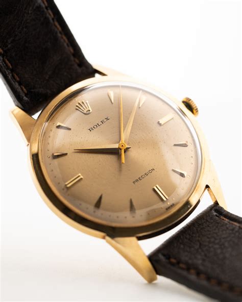 rolex precision jumbo 18k arrow 1959|1959 Rolex Precision .